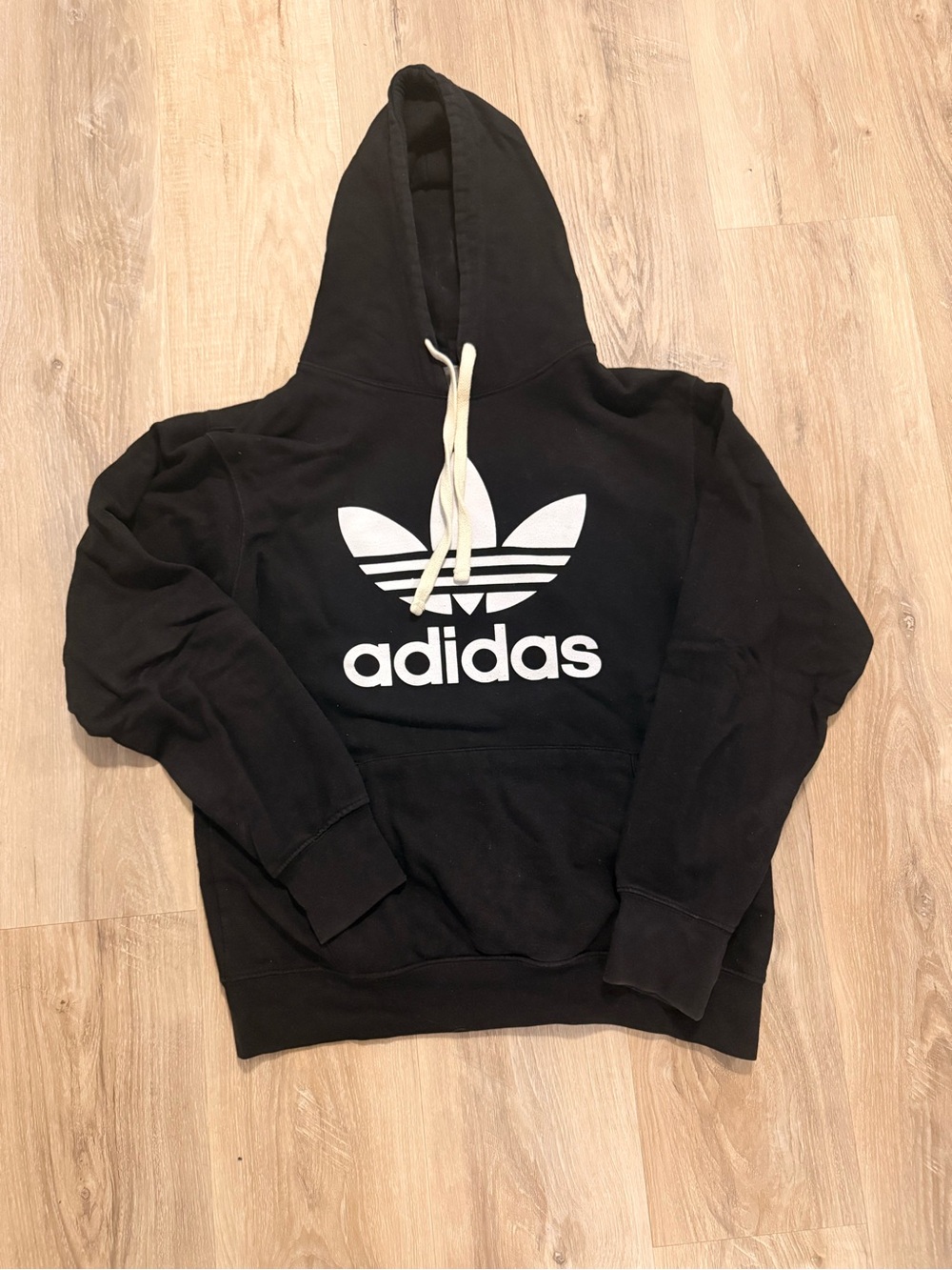 adidas Black Trefoil Hoodie Sweater - Men's